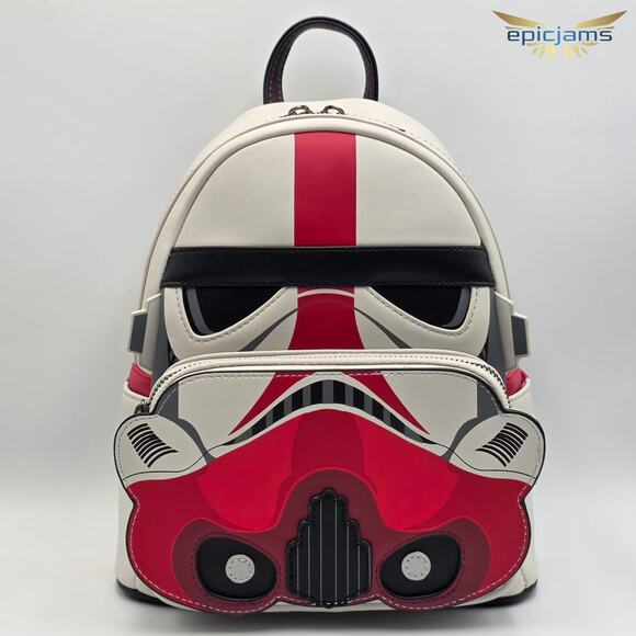 Loungefly Star Wars Incinerator Trooper Cosplay Mini Backpack & Wallet Set New - Picture 2 of 8